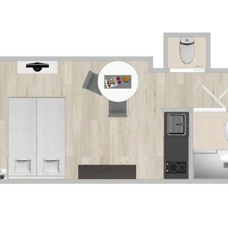 Budget Studio Berlioz Apartment Nice Bagian luar foto