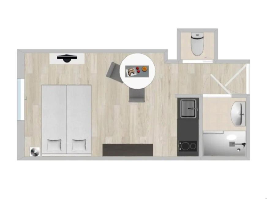 Budget Studio Berlioz Apartment Nice Bagian luar foto